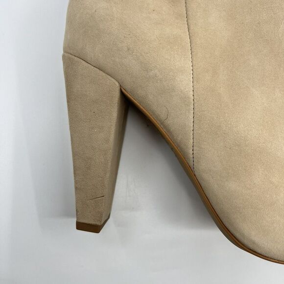 Vince Camuto Womens Membidi Tortilla Suede Boots Women's 10 Urban Modern Neutral - Picture 9 of 15